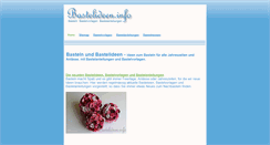 Desktop Screenshot of bastelideen.info